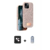 MARSİLYAN™- iPhone 14 Kılıf Vadi Klasik Serisi - Siyah Joko Magic 5D Cam + PVD Metal Kamera Lens - PE