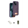 MARSİLYAN™- iPhone 14 Kılıf Vadi Klasik Serisi - Siyah Joko Magic 5D Hayalet Cam + Diamond Kamera Lens - KI