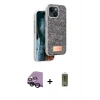MARSİLYAN™- iPhone 14 Kılıf Vadi Klasik Serisi - Siyah Joko Magic 5D Hayalet Cam + Raze Metal Kamera Lens - SH