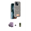 MARSİLYAN™- iPhone 14 Kılıf Vadi Klasik Serisi - Siyah Joko Magic 5D Hayalet Cam + Raze Metal Kamera Lens - SH