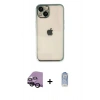 MARSİLYAN™- iPhone 14 Kılıf Vadi Minimal - Siyah Joko Magic 5D Cam + Raze Metal Kamera Lens - SH