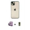 MARSİLYAN™- iPhone 14 Kılıf Vadi Minimal - Siyah Joko Magic 5D Hayalet Cam + Raze Metal Kamera Lens - MR