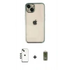 MARSİLYAN™- iPhone 14 Kılıf Vadi Minimal - Siyah Joko Magic 5D Hayalet Cam + Shine Kamera Lens - YL
