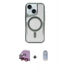 MARSİLYAN™- iPhone 14 Kılıf Yadigar Klasik Özel Seri - Siyah Joko Magic 5D Cam + Raze Metal Kamera Lens - KI