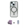 MARSİLYAN™- iPhone 14 Kılıf Yadigar Klasik Özel Seri - Siyah Joko Magic 5D Cam + Raze Metal Kamera Lens - GS