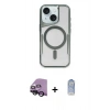 MARSİLYAN™- iPhone 14 Kılıf Yadigar Klasik Özel Seri - Siyah Joko Magic 5D Cam + Raze Metal Kamera Lens - SH