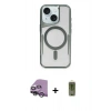MARSİLYAN™- iPhone 14 Kılıf Yadigar Klasik Özel Seri - Siyah Joko Magic 5D Hayalet Cam + Raze Metal Kamera Lens - GS