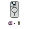 MARSİLYAN™- iPhone 14 Kılıf Yadigar Klasik Özel Seri - Siyah Joko Magic 5D Hayalet Cam + Raze Metal Kamera Lens - MR