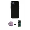 MARSİLYAN™- iPhone 14 Kılıf Yadigar Yansıma Serisi - Şeffaf 360 Full Body Arka Koruyucu + Raze Metal Kamera Lens - MR
