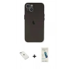 MARSİLYAN™- iPhone 14 Kılıf Yadigar Yansıma Serisi - Şeffaf Pasifik Cam Ekran Koruyucu + Diamond Kamera Lens - SABE