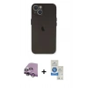 MARSİLYAN™- iPhone 14 Kılıf Yadigar Yansıma Serisi - Şeffaf Royal Nano Ekran Koruyucu + Raze Metal Kamera Lens - MR