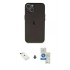 MARSİLYAN™- iPhone 14 Kılıf Yadigar Yansıma Serisi - Şeffaf Royal Nano Ekran Koruyucu + Diamond Kamera Lens - YL