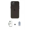 MARSİLYAN™- iPhone 14 Kılıf Yadigar Yansıma Serisi - Siyah Joko Magic 5D Cam + Shine Kamera Lens - YL