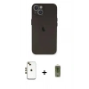 MARSİLYAN™- iPhone 14 Kılıf Yadigar Yansıma Serisi - Siyah Joko Magic 5D Hayalet Cam + Shine Kamera Lens - GD