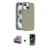 MARSİLYAN™- iPhone 14 Kılıf Yankı Form Serisi - Şeffaf 360 Full Body Arka Koruyucu + Raze Metal Kamera Lens - SH