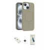 MARSİLYAN™- iPhone 14 Kılıf Yankı Form Serisi - Şeffaf Pasifik Cam Ekran Koruyucu + Diamond Kamera Lens - SABE