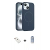 MARSİLYAN™- iPhone 14 Kılıf Yankı Form Serisi - Siyah Joko Magic 5D Cam + Diamond Kamera Lens - KI