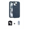 MARSİLYAN™- iPhone 14 Kılıf Yankı Form Serisi - Siyah Joko Magic 5D Cam + PVD Metal Kamera Lens - GS