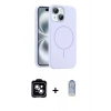 MARSİLYAN™- iPhone 14 Kılıf Yankı Form Serisi - Siyah Joko Magic 5D Cam + PVD Metal Kamera Lens - MI