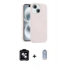 MARSİLYAN™- iPhone 14 Kılıf Yankı Form Serisi - Siyah Joko Magic 5D Cam + PVD Metal Kamera Lens - MI