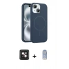 MARSİLYAN™- iPhone 14 Kılıf Yankı Form Serisi - Siyah Joko Magic 5D Cam + PVD Metal Kamera Lens - PE