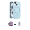 MARSİLYAN™- iPhone 14 Kılıf Yankı Form Serisi - Siyah Joko Magic 5D Cam + Raze Metal Kamera Lens - GS