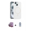 MARSİLYAN™- iPhone 14 Kılıf Yankı Form Serisi - Siyah Joko Magic 5D Cam + Raze Metal Kamera Lens - KI