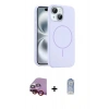MARSİLYAN™- iPhone 14 Kılıf Yankı Form Serisi - Siyah Joko Magic 5D Cam + Raze Metal Kamera Lens - KI