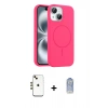 MARSİLYAN™- iPhone 14 Kılıf Yankı Form Serisi - Siyah Joko Magic 5D Cam + Shine Kamera Lens - GD