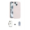 MARSİLYAN™- iPhone 14 Kılıf Yankı Form Serisi - Siyah Joko Magic 5D Cam + Shine Kamera Lens - GD