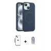 MARSİLYAN™- iPhone 14 Kılıf Yankı Form Serisi - Siyah Joko Magic 5D Cam + Shine Kamera Lens - GI