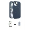 MARSİLYAN™- iPhone 14 Kılıf Yankı Form Serisi - Siyah Joko Magic 5D Cam + Shine Kamera Lens - YL