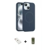 MARSİLYAN™- iPhone 14 Kılıf Yankı Form Serisi - Siyah Joko Magic 5D Hayalet Cam + Diamond Kamera Lens - KI