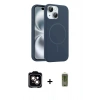 MARSİLYAN™- iPhone 14 Kılıf Yankı Form Serisi - Siyah Joko Magic 5D Hayalet Cam + PVD Metal Kamera Lens - TU