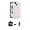 MARSİLYAN™- iPhone 14 Kılıf Yankı Form Serisi - Siyah Joko Magic 5D Hayalet Cam + PVD Metal Kamera Lens - TU