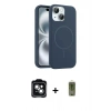 MARSİLYAN™- iPhone 14 Kılıf Yankı Form Serisi - Siyah Joko Magic 5D Hayalet Cam + PVD Metal Kamera Lens - YL