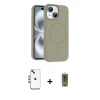 MARSİLYAN™- iPhone 14 Kılıf Yankı Form Serisi - Siyah Joko Magic 5D Hayalet Cam + Shine Kamera Lens - GI