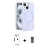 MARSİLYAN™- iPhone 14 Kılıf Yankı Form Serisi - Siyah Joko Magic 5D Hayalet Cam + Shine Kamera Lens - MI
