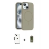 MARSİLYAN™- iPhone 14 Kılıf Yankı Form Serisi - Siyah Joko Magic 5D Hayalet Cam + Shine Kamera Lens - SH