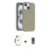 MARSİLYAN™- iPhone 14 Kılıf Yankı Form Serisi - Siyah Joko Magic 5D Hayalet Cam + Shine Kamera Lens - YL