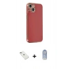 MARSİLYAN™- iPhone 14 Kılıf Yankı Serisi - Siyah Joko Magic 5D Cam + Diamond Kamera Lens - YL