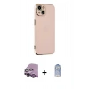 MARSİLYAN™- iPhone 14 Kılıf Yankı Serisi - Siyah Joko Magic 5D Cam + Raze Metal Kamera Lens - MR
