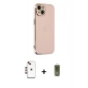 MARSİLYAN™- iPhone 14 Kılıf Yankı Serisi - Siyah Joko Magic 5D Hayalet Cam + Shine Kamera Lens - KI