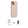 MARSİLYAN™- iPhone 14 Kılıf Yankı Serisi - Siyah Joko Magic 5D Hayalet Cam + Shine Kamera Lens - SH