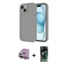 MARSİLYAN™- iPhone 14 Kılıf Yankı Yansıma Özel Seri - Şeffaf 360 Full Body Arka Koruyucu + Raze Metal Kamera Lens - MR