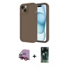 MARSİLYAN™- iPhone 14 Kılıf Yankı Yansıma Özel Seri - Şeffaf 360 Full Body Arka Koruyucu + Raze Metal Kamera Lens - KI