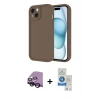 MARSİLYAN™- iPhone 14 Kılıf Yankı Yansıma Özel Seri - Şeffaf Royal Nano Ekran Koruyucu + Raze Metal Kamera Lens - SH