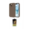 MARSİLYAN™- iPhone 14 Kılıf Yankı Yansıma Özel Seri - Siyah Buffer Cam Ekran Koruyucu