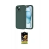 MARSİLYAN™- iPhone 14 Kılıf Yankı Yansıma Özel Seri - Siyah Buffer Cam Ekran Koruyucu