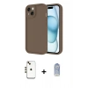 MARSİLYAN™- iPhone 14 Kılıf Yankı Yansıma Özel Seri - Siyah Joko Magic 5D Cam + Shine Kamera Lens - GD